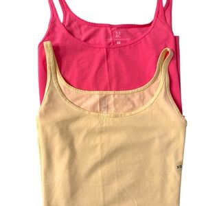 NY&C Pink and Yellow Tank Tops
